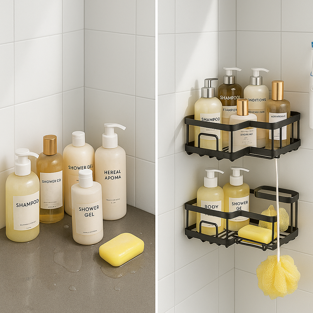 Organiza tu baño en 5 minutos – ¡Sin taladros!