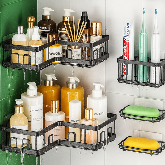 Organiza tu baño en 5 minutos – ¡Sin taladros!